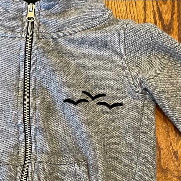 Lazy Pants Toddler grey zip up hoodie - Picture 2 of 4